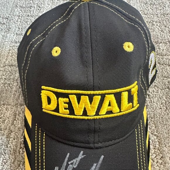 NWT- NASCAR DEWALT RACING Smirnoff Ice #20 MATT KENSETH Signed Autograph HAT/CAP - Picture 10 of 11